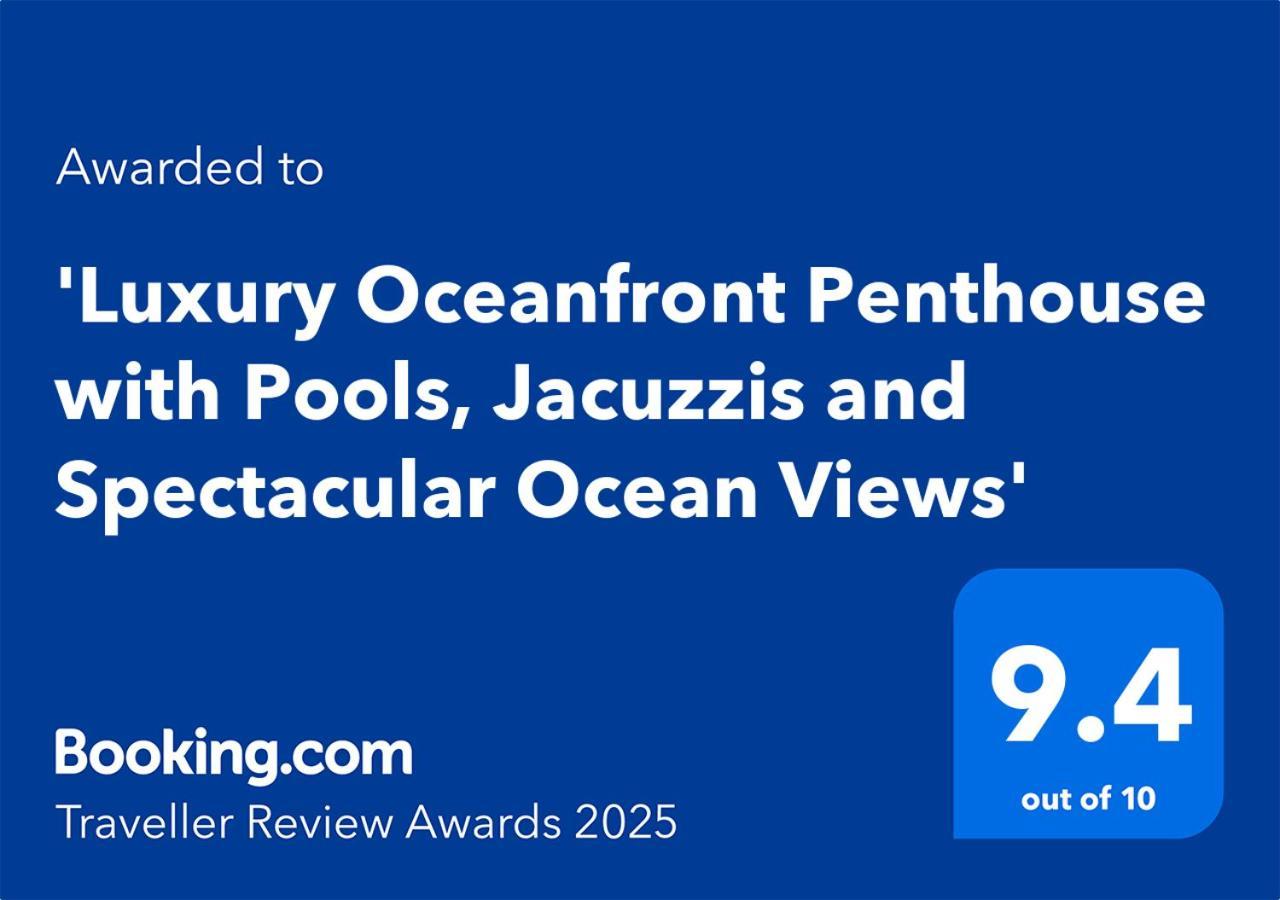 Апартаменты 'Luxury Oceanfront Penthouse With Pools, Jacuzzis And Spectacular Ocean Views' Росарито Экстерьер фото